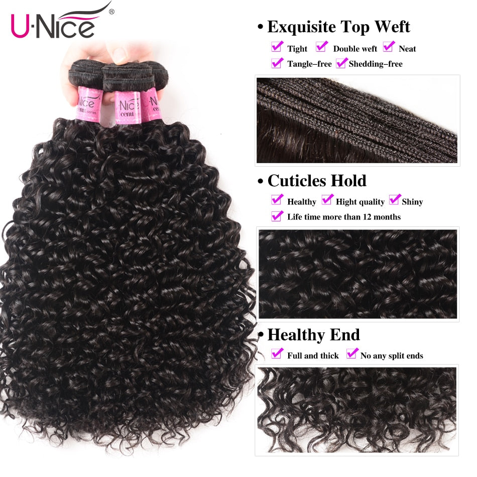 100% Curly Weave Human Hair